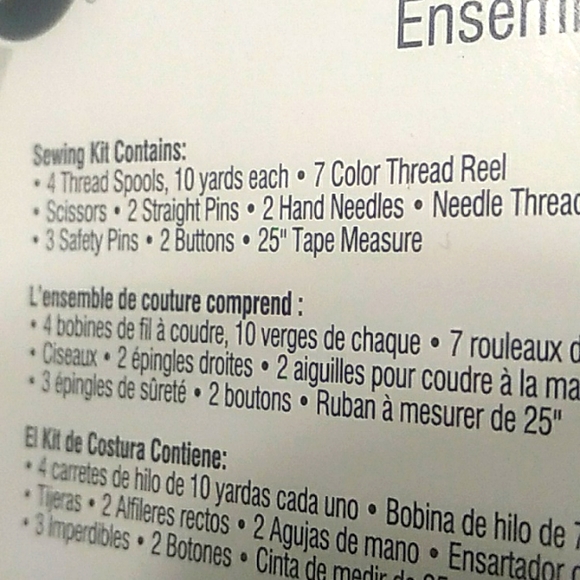 Mini Sewing Kit, perfect for travel - Picture 2 of 4